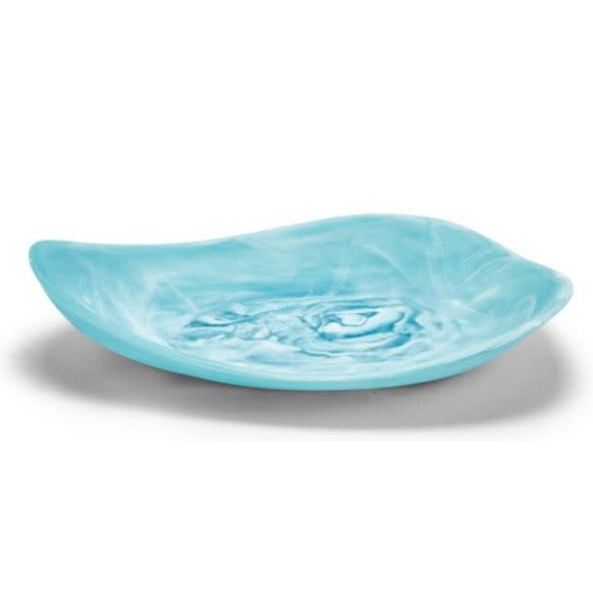 Archipelago  Aqua Marbleized  Organic  Platter