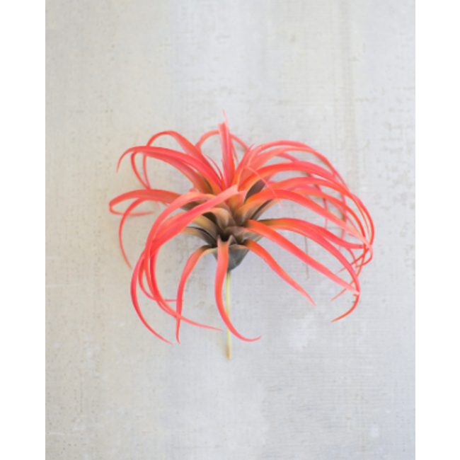 Flocking Red Airplant 10"