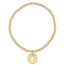 Classic Gold 3 MM Bead Bracelet-