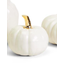 White Pumpkin w/Gold Handle