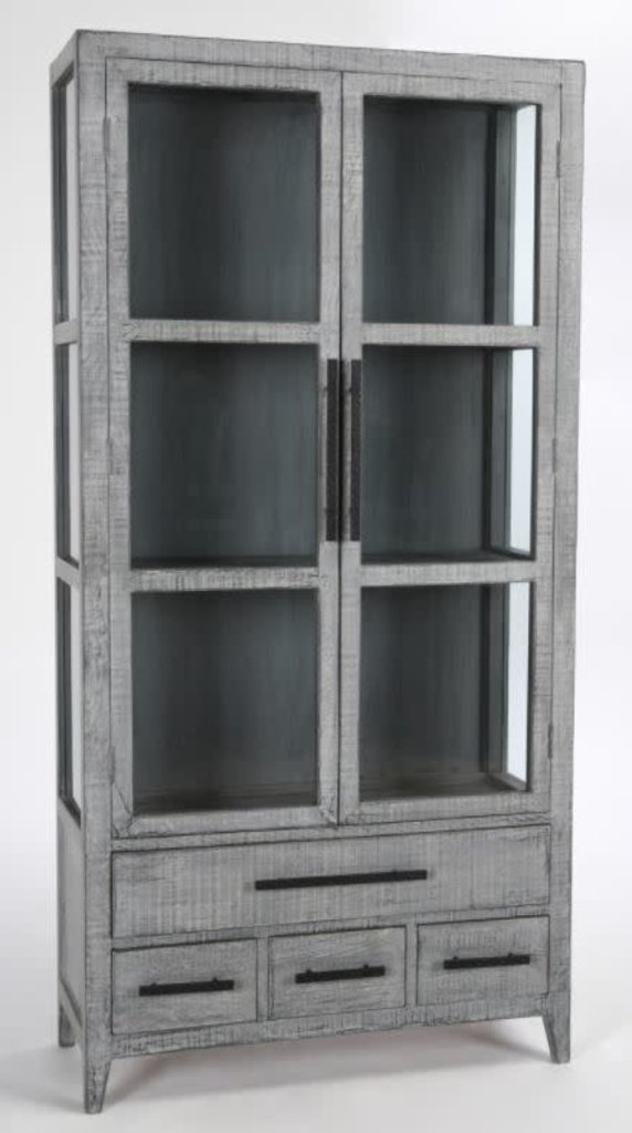 Simon Tall Cabinet, Ant. Blue
