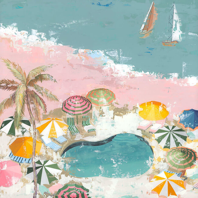 Bubblegum Beach I Art