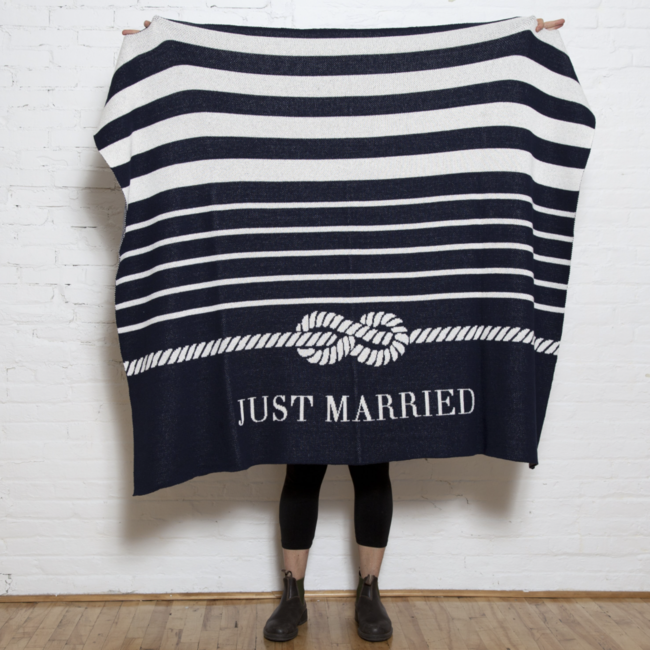 Just Married Throw
