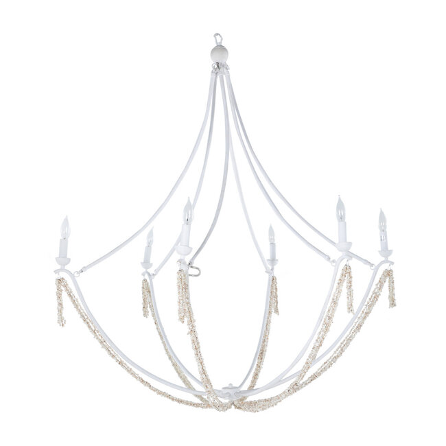 Nakita Chandelier, White