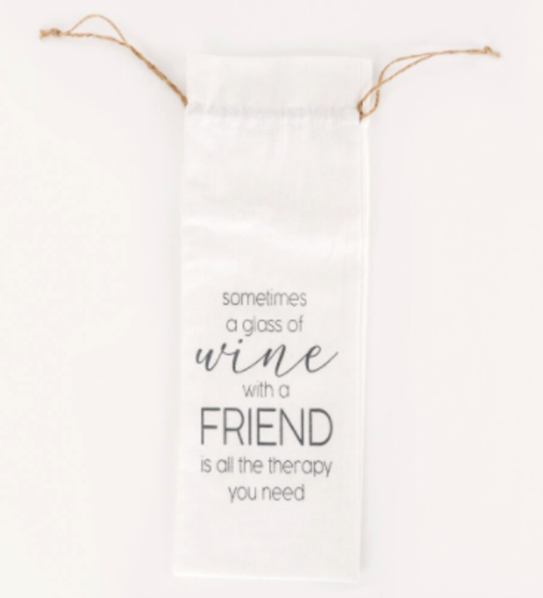 Linen Wine Bag