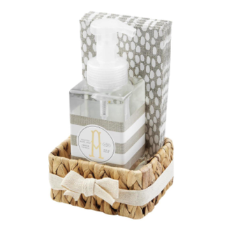 Initial Soap & Towel Basket Set