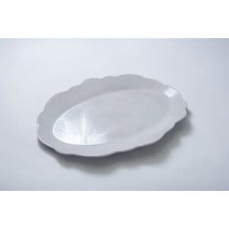 Scalloped Oval Serving Platter