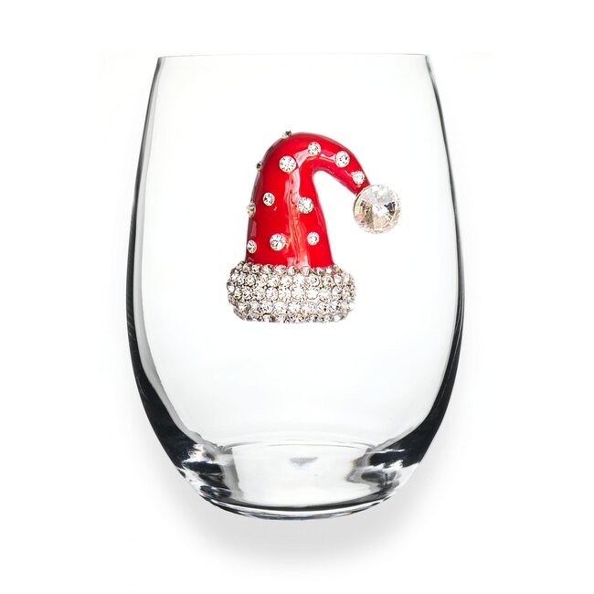 Christmas Stemless Wine Glass