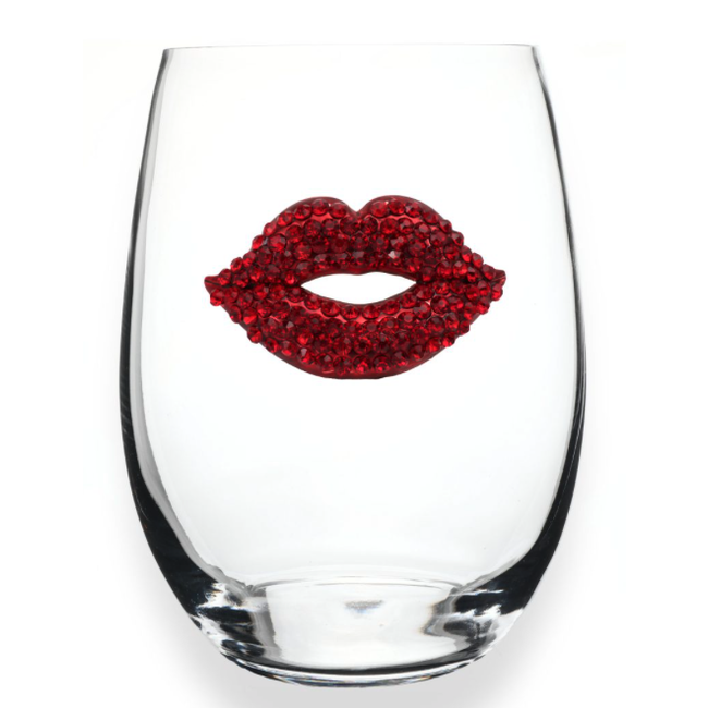 Valentine's Stemless Wine Glass