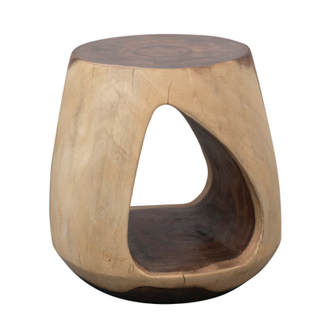 Saur Wood Table/Seat w/ Open Middle