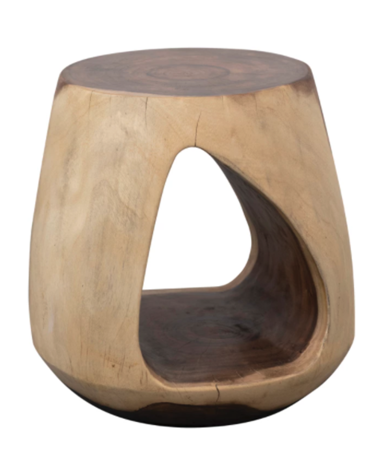 Saur Wood Table/Seat w/ Open Middle
