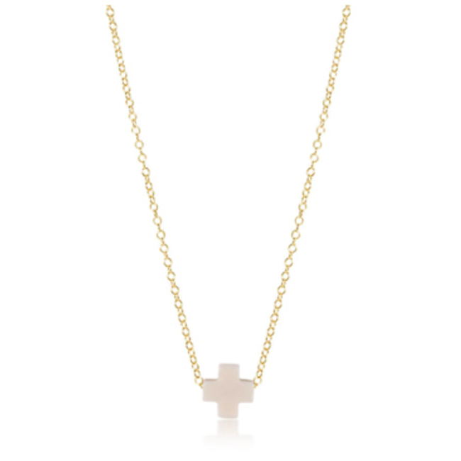 16" Necklace Gold Necklace - Signature Cross