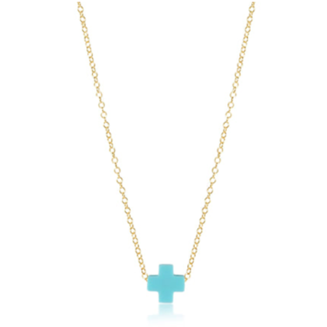 16" Necklace Gold Necklace - Signature Cross