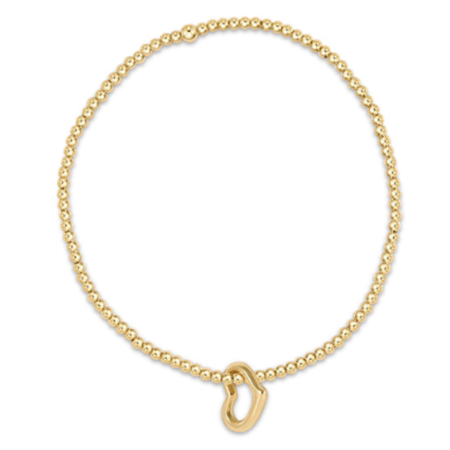 Classic Gold 2mm Bead Bracelet -