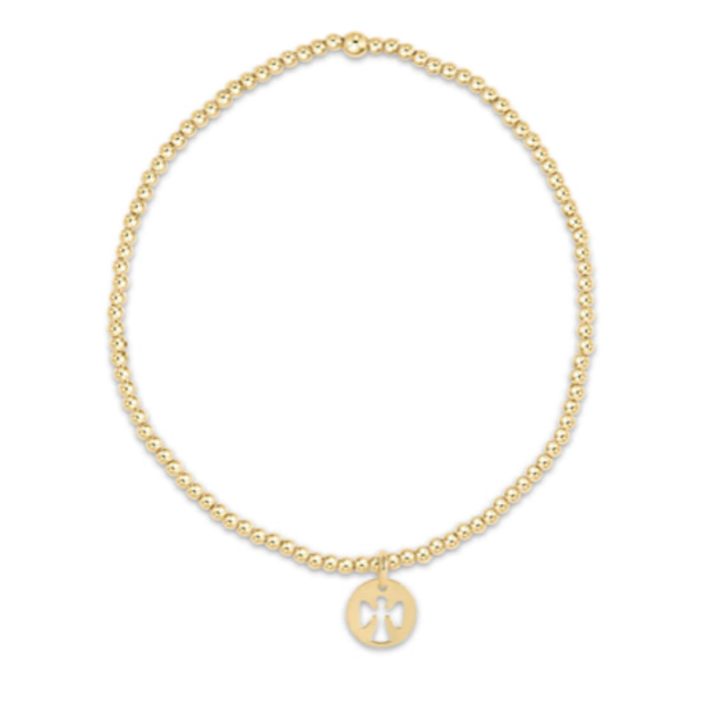 Classic Gold 2mm Bead Bracelet -