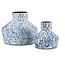 Niva Blue Confetti Vase