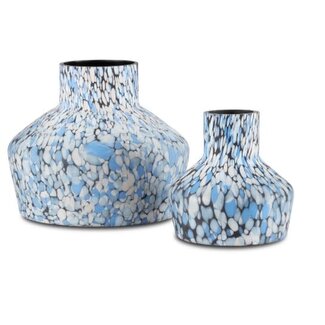 Niva Blue Confetti Vase