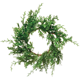 4-1/2" Faux Juniper Wreath