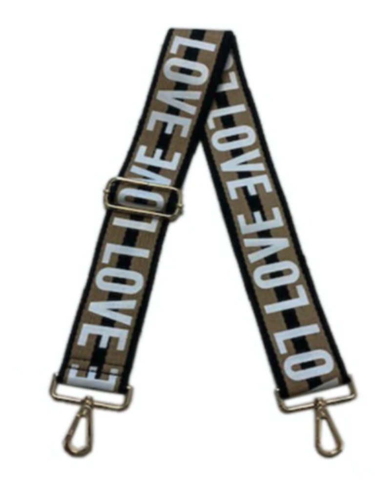 Graphic Word Bag Strap