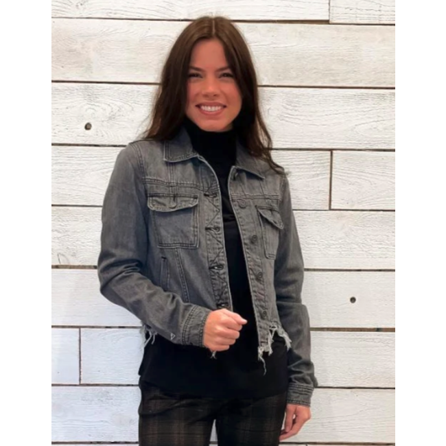 Distressed Jean Jacket