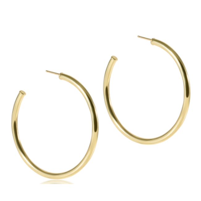 Smooth Gold Hoops