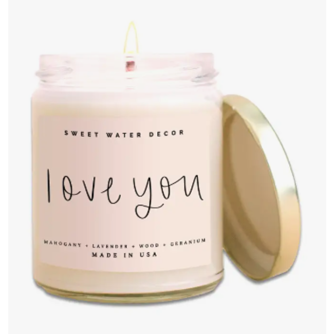 Soy Candle Clear Jar 9oz
