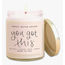 Soy Candle Clear Jar 9oz