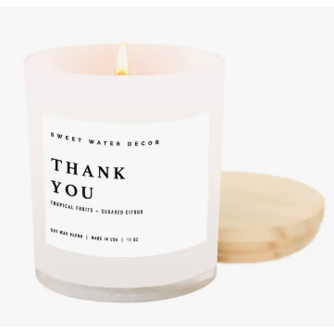 Soy Candle White Jar 11oz