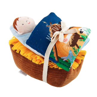 Nativity Book & Singing Baby Jesus Set