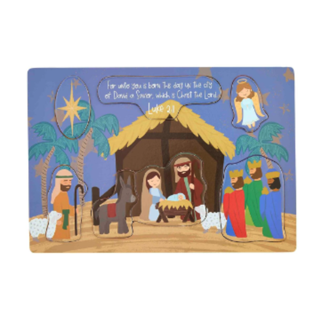 Nativity Story Puzzle Tide & Table
