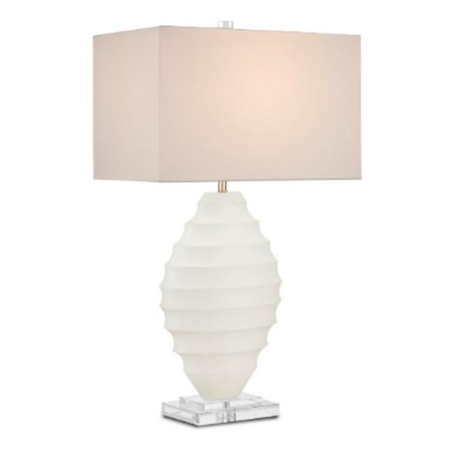 Abbeville White Table Lamp