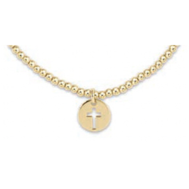 Classic Gold 2mm Bead Bracelet -