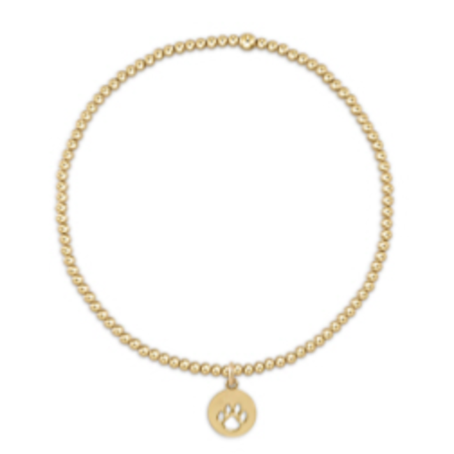 Classic Gold 2mm Bead Bracelet -