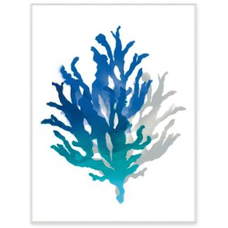 Blue Coral Wall Art