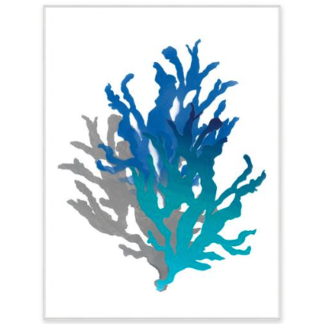 Blue Coral Wall Art