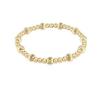 Dignity Sincerity Bead Bracelet Gold