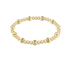 Dignity Sincerity Bead Bracelet Gold