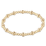 Dignity Sincerity Bead Bracelet Gold