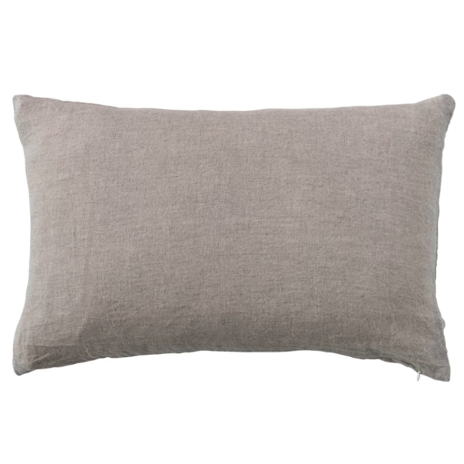 Stonewashed Linen Pillow w/ Fringe