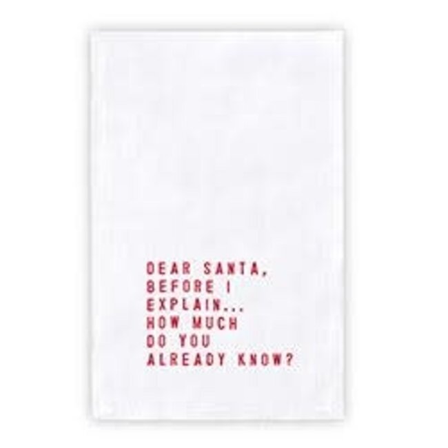 Face To Face Holiday Towel