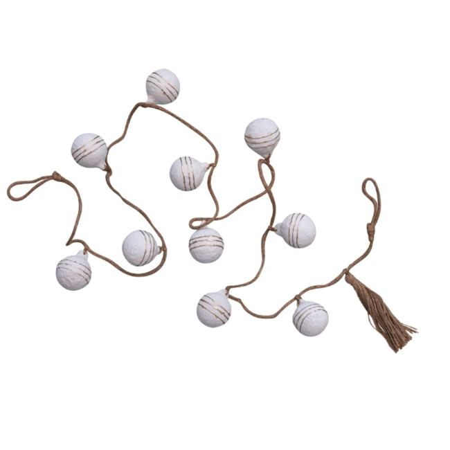 72" Paper Garland w/ Gold Foil