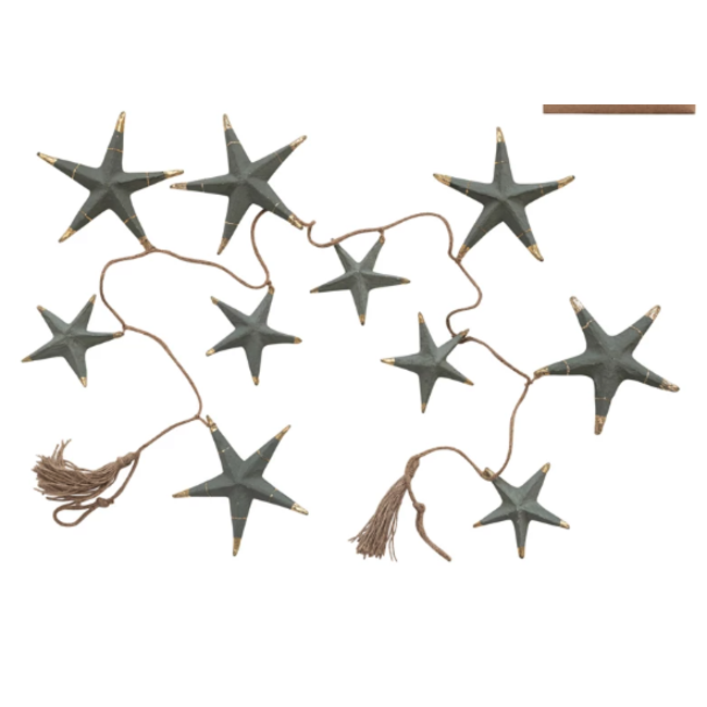 72" Paper Garland w/ Gold Foil