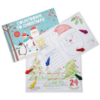 Countdown to Christmas Activity Placemat Book