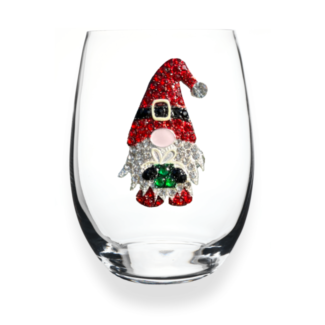 Christmas Stemless Wine Glass