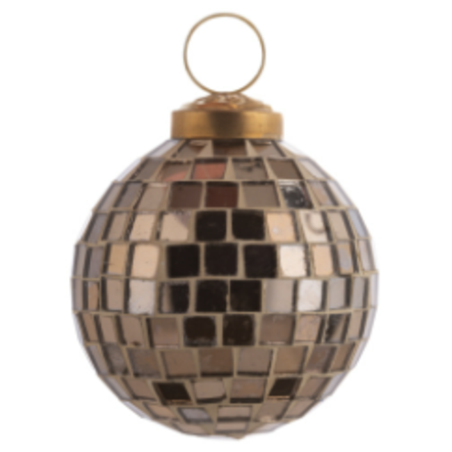 Disco Ball Mosaic Glass Ornament Tide & Table