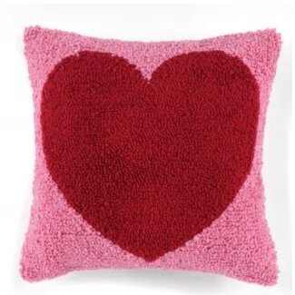 Pink Heart Pillow