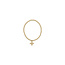 Classic Gold 3mm Bead Bracelet - Signature Cross Gold Charm