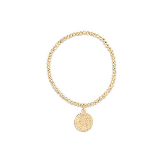 Classic Gold 3 MM Bead Bracelet-