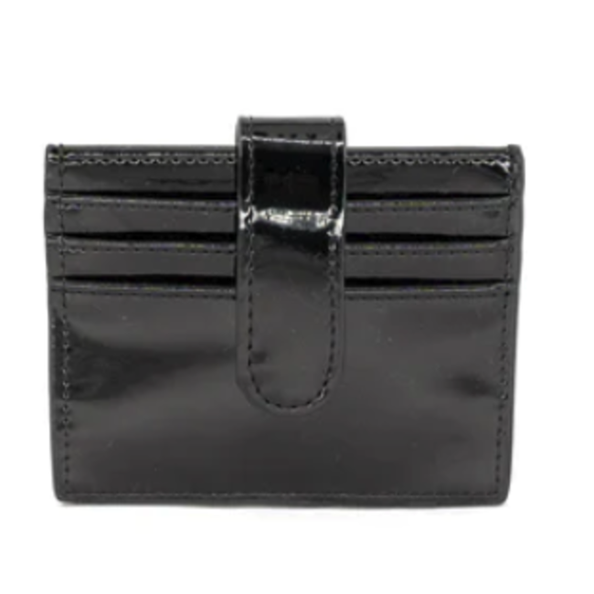 Patent Leather Card Holder