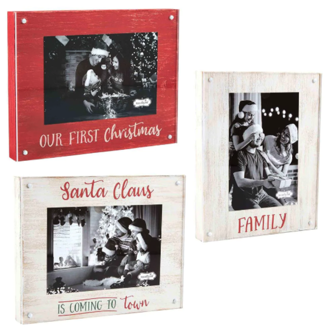 Christmas Block Frame Tide & Table